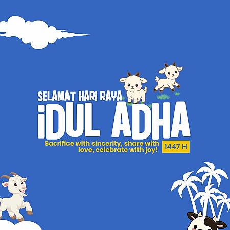 Selamat Hari Raya Idul Adha 1447 H, Ayah Bunda & Fawwaz Kids!